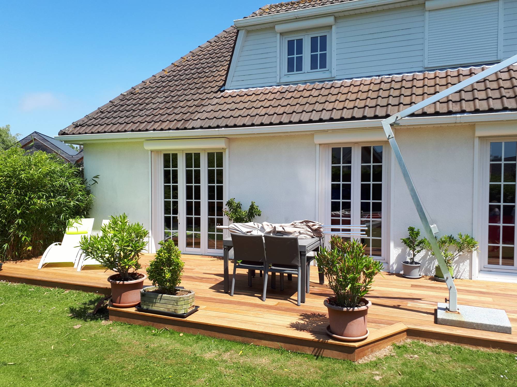 Installation terrasse en bois cumaru
