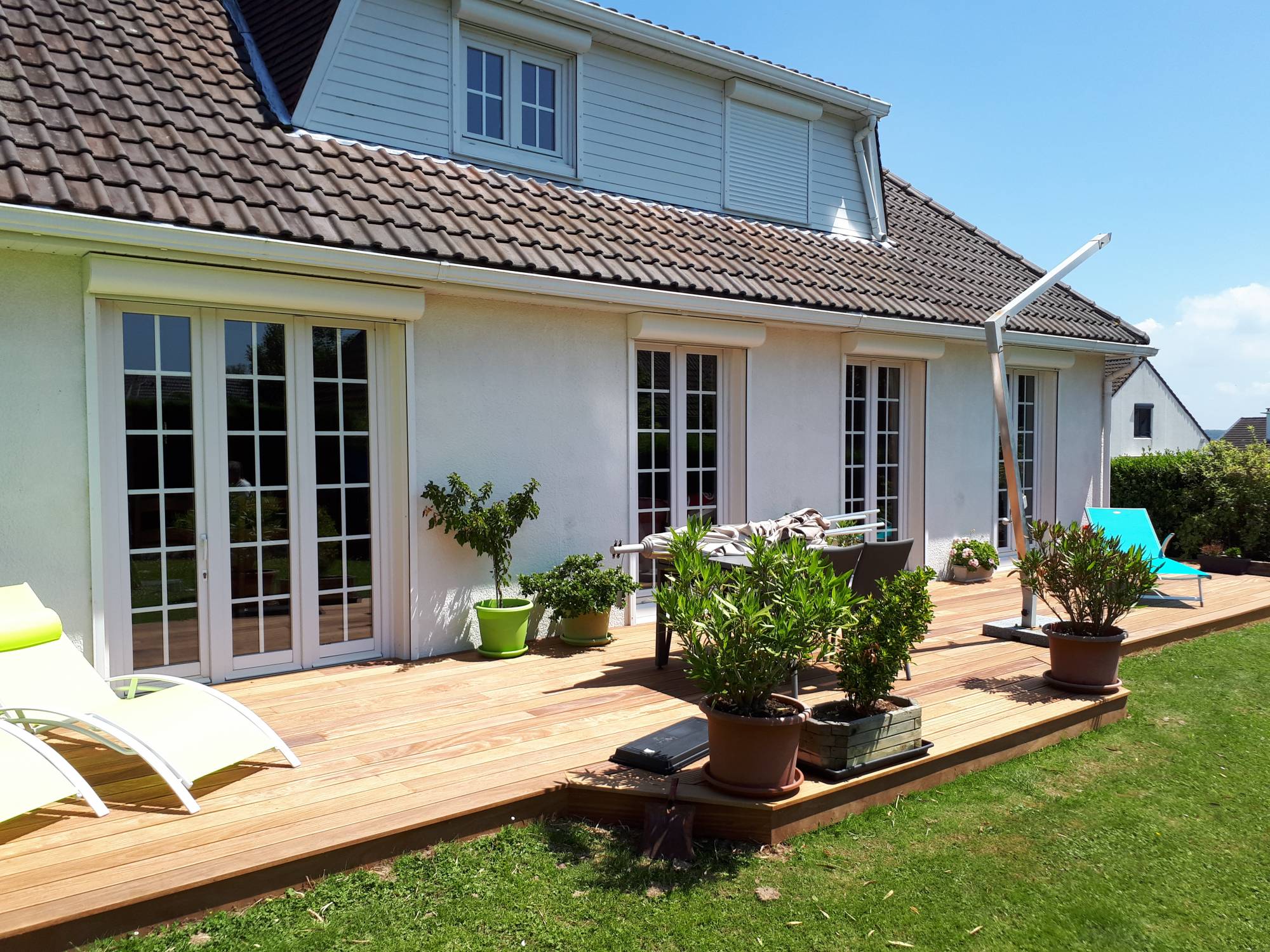 Installation terrasse en bois cumaru