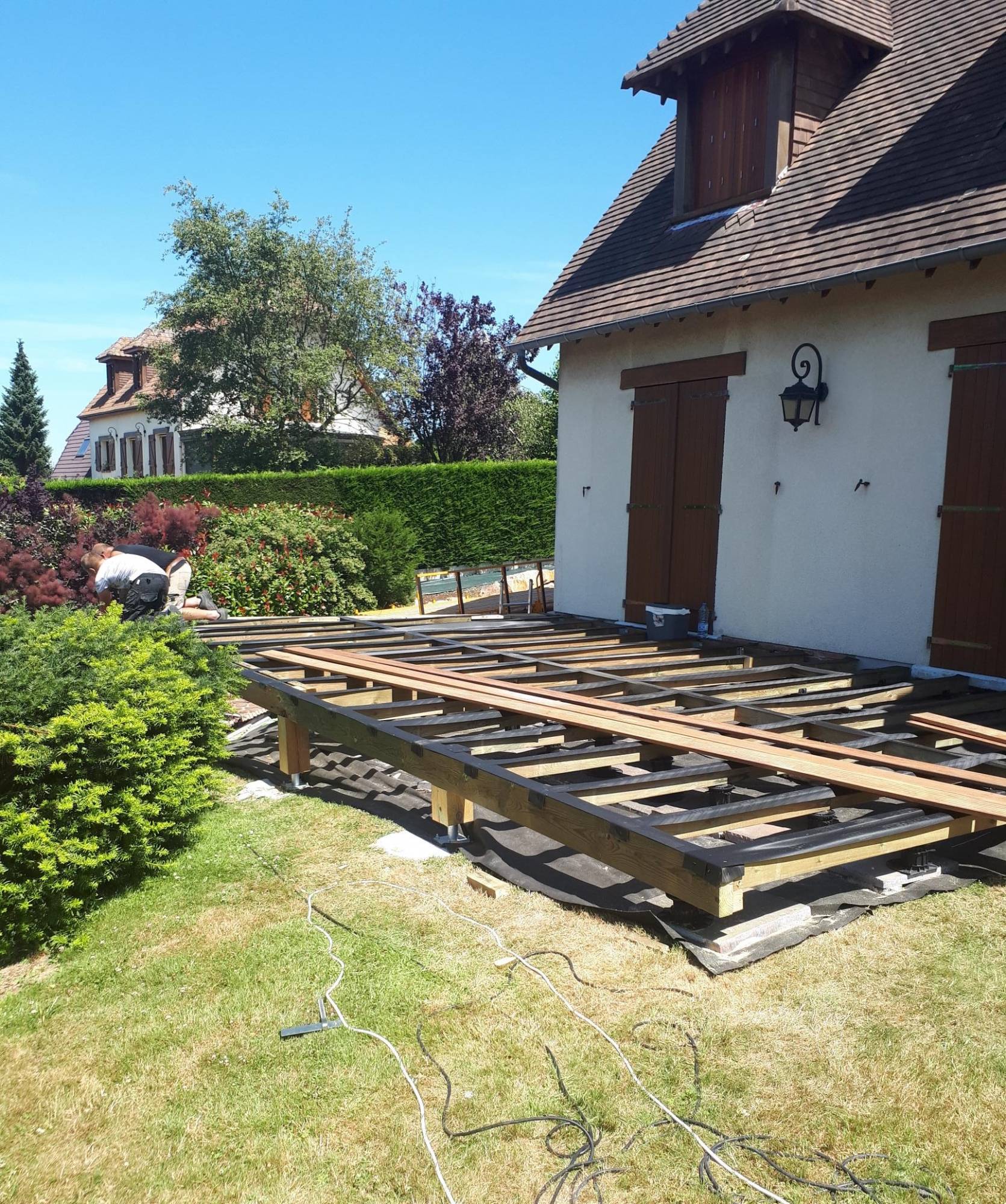installation de terrasse