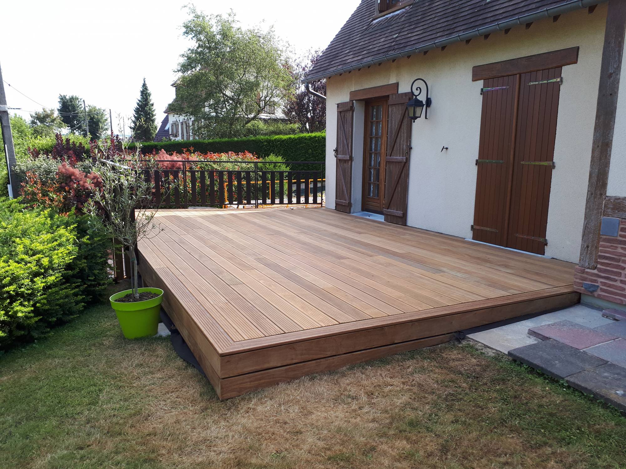 terrasse en bois cumaru