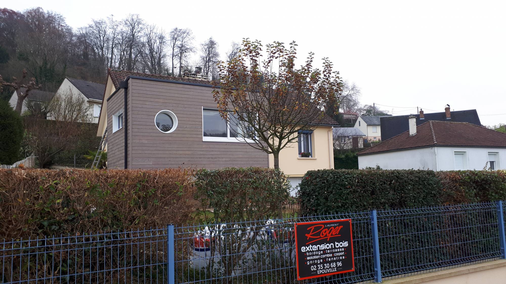 AGRANDISSEMENT EN BOIS PRES DU HAVRE