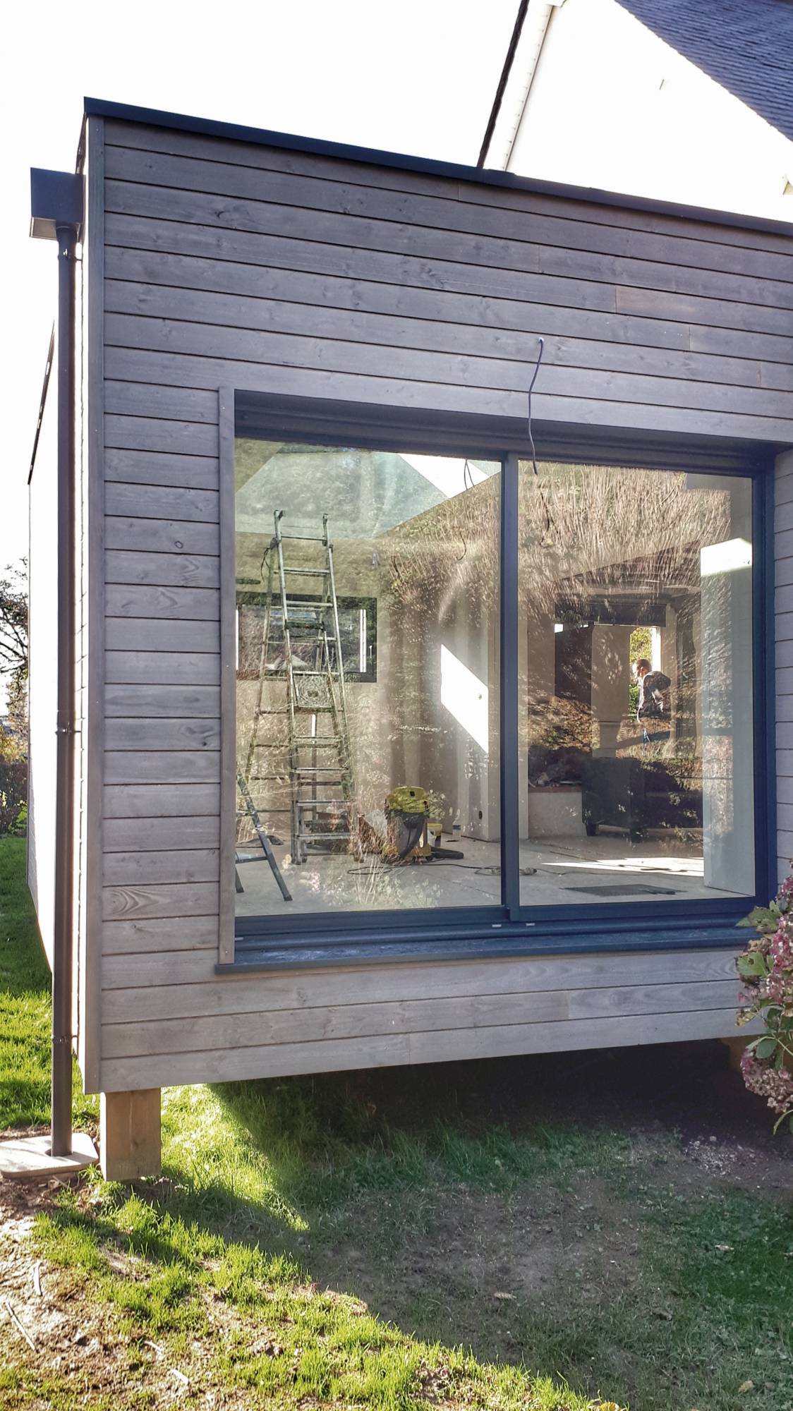 surélever son extension bois