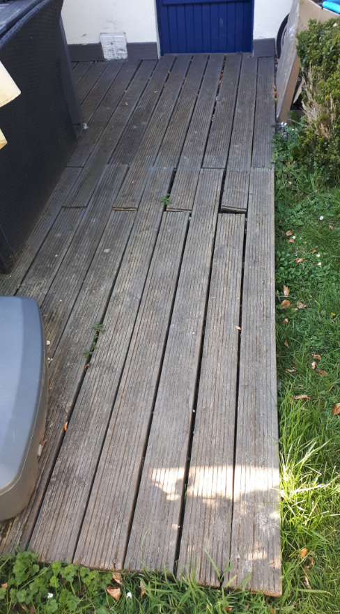 supprimer sa vieille terrasse sur Epouville