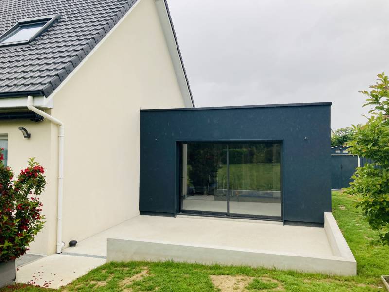 installer une extension de maison en bois près de Fécamp