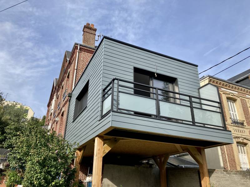 Installer un agrandissement en bois sur Le Havre