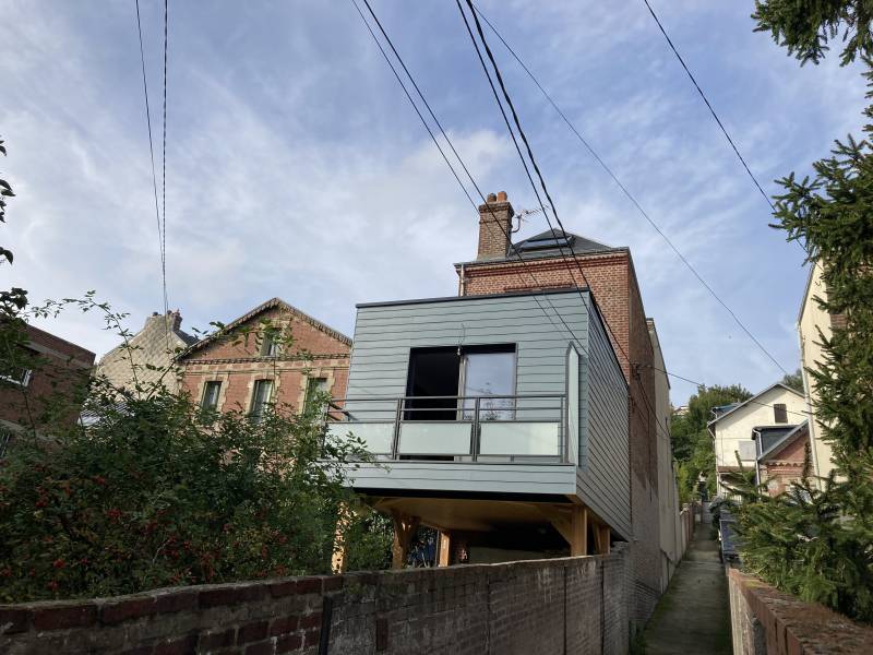 trouver un installateur d'extension en bois sur Epouville