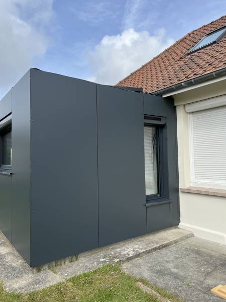 Poser une extension en bois avec du trespa