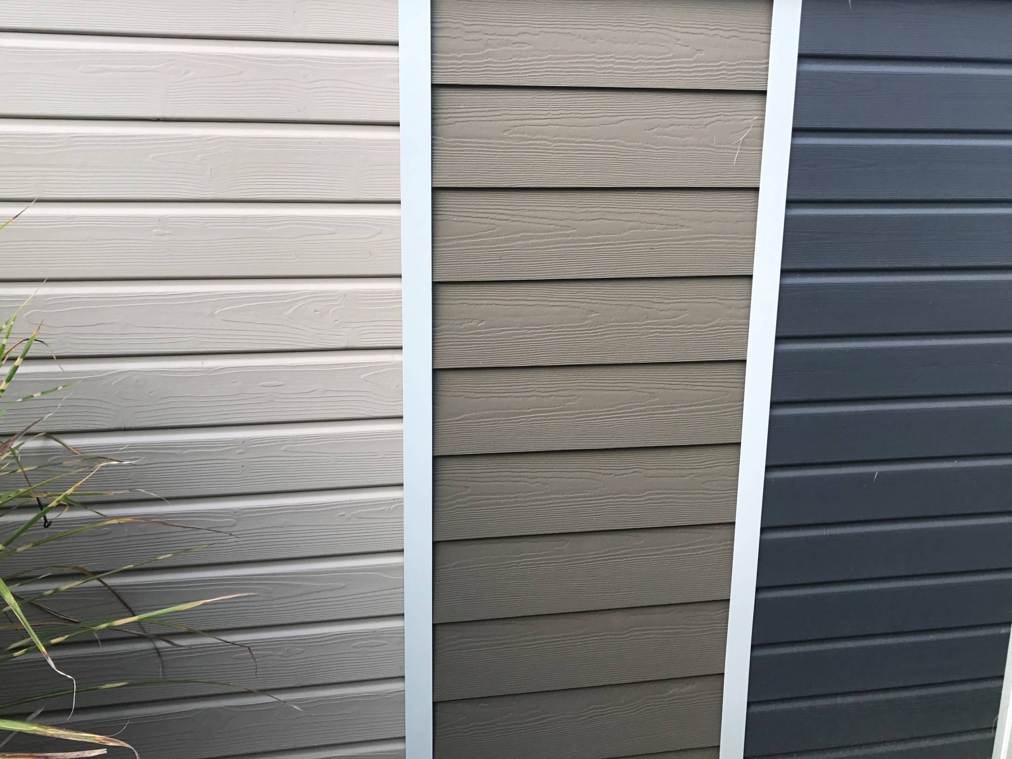 différentes coloris de bardage