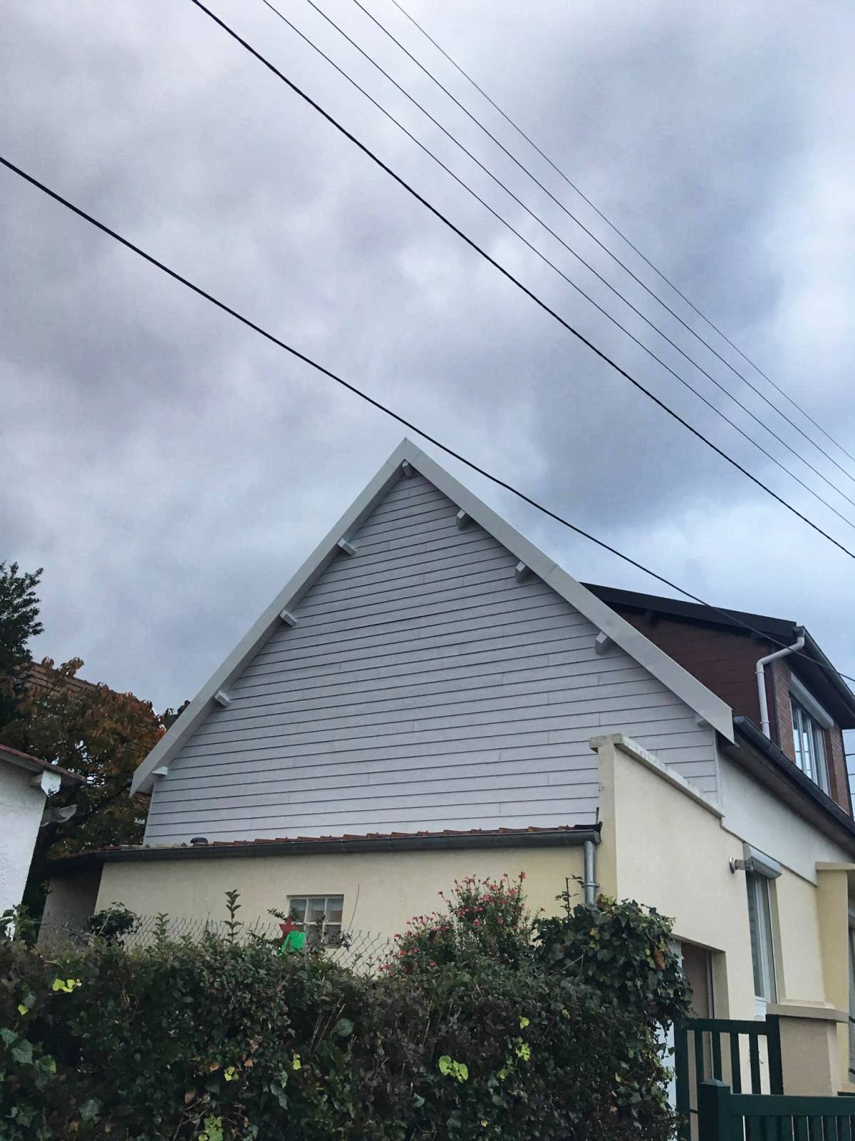 Pose de bardage epouville