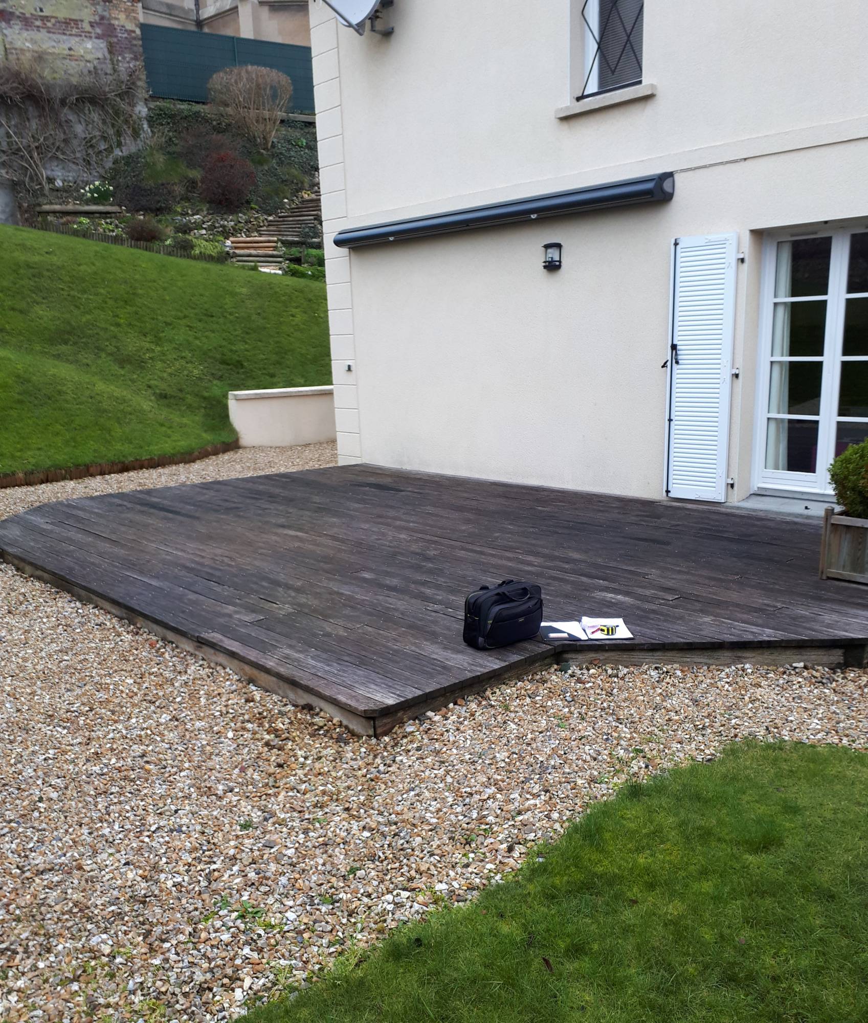 terrasse en bois cumaru