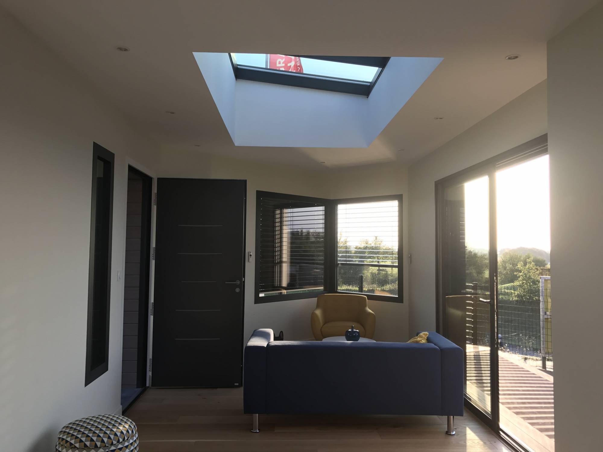 intérieur extension bois