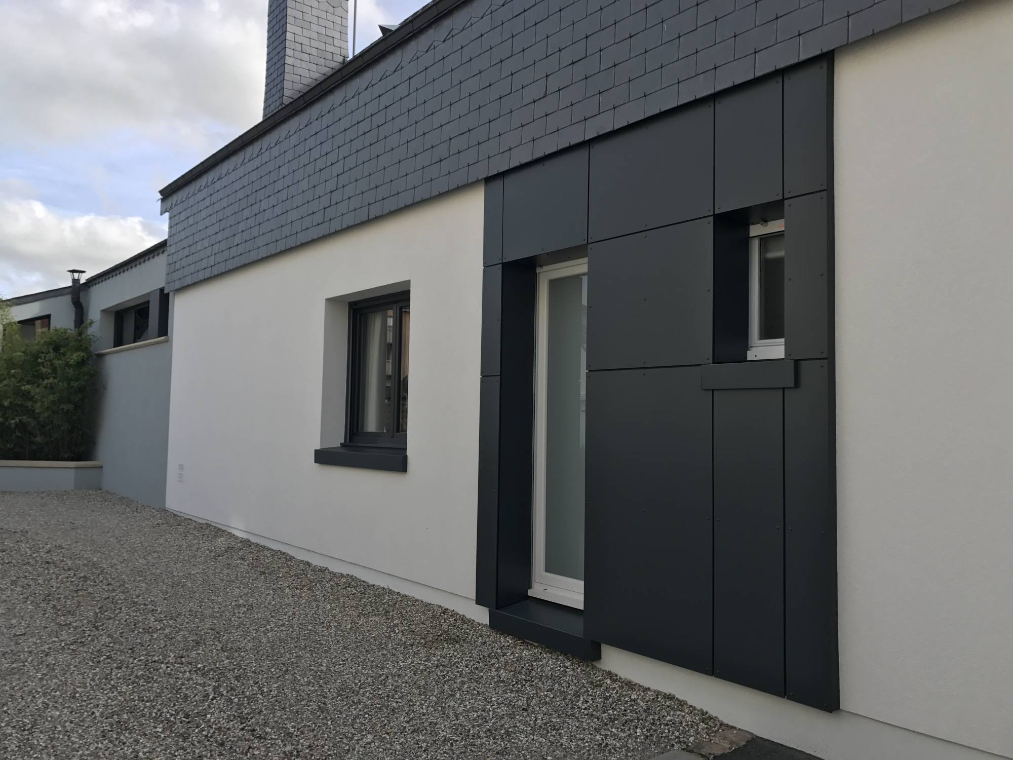 Installation trespa sur sa maison