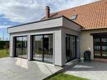 Notre zone d'activité pour ce service Construction d'une extension de maison en bois avec verrière à Yvetot 76200